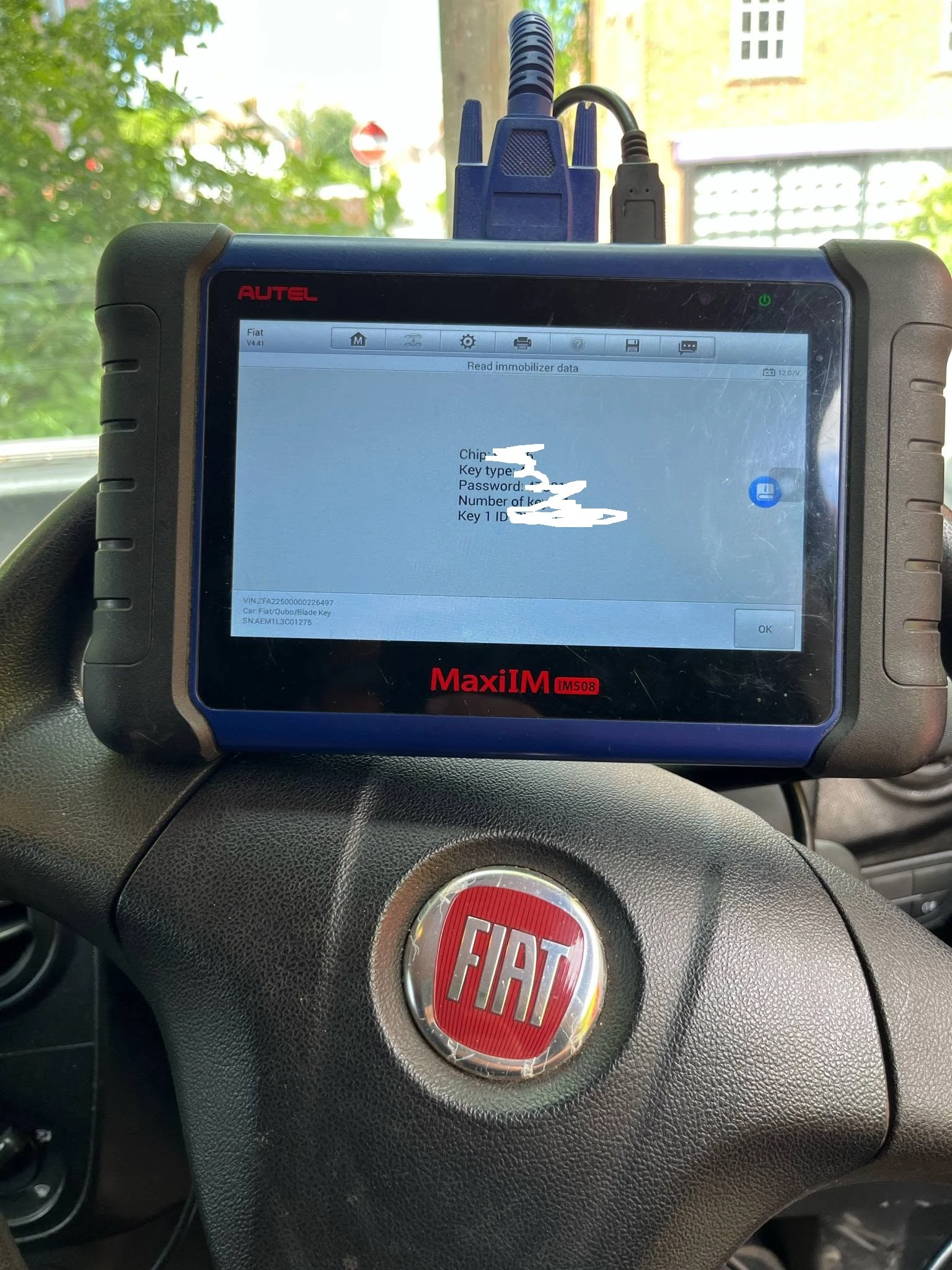Fiat Doblo all keys lost van key programming in Pershore